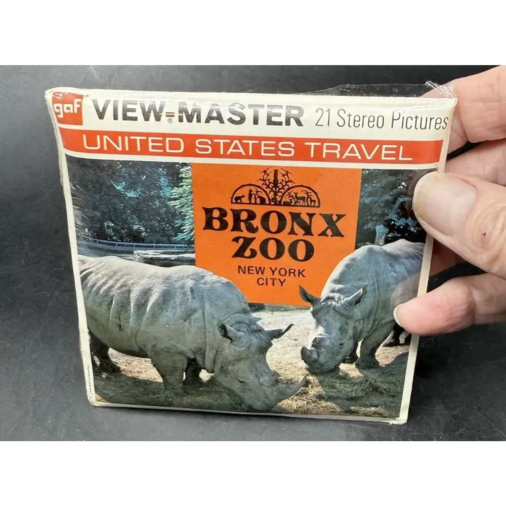 1974 View-Master THE BRONX ZOO New York City A667 -3 Reel Set & Booklet Complete
